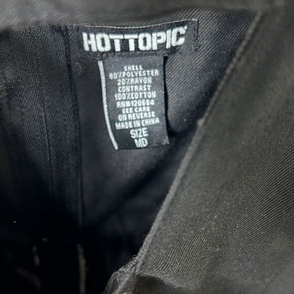 Hot Topic Bustle Buckle Strap Skirtall Black Goth/Punk Size Medium New - Picture 5 of 8